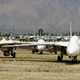 Former U.S. Navy F-14s awaiting the chopper back in 2007.